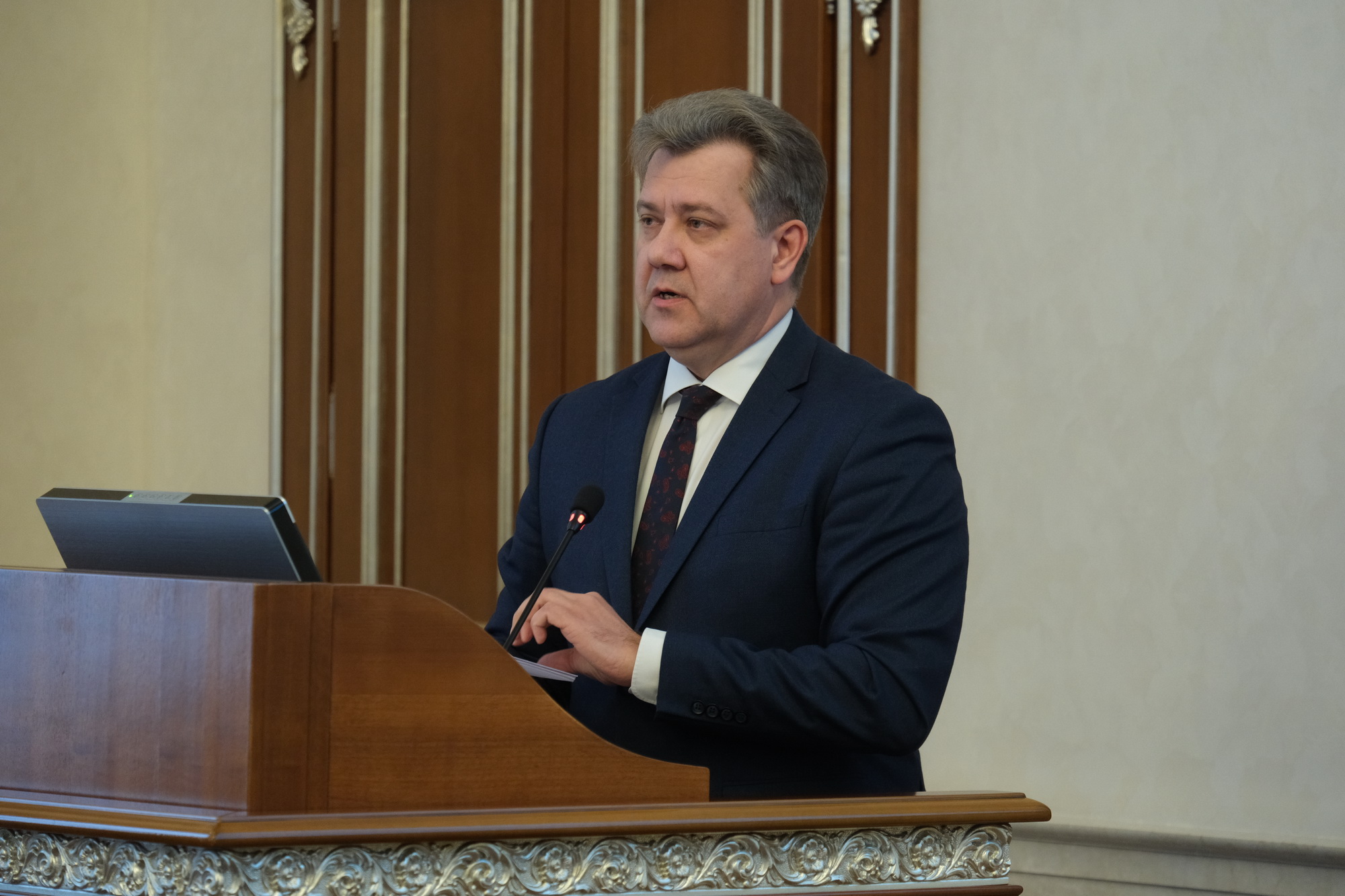 Министр финансов Новосибирской области Виталий Голубенко