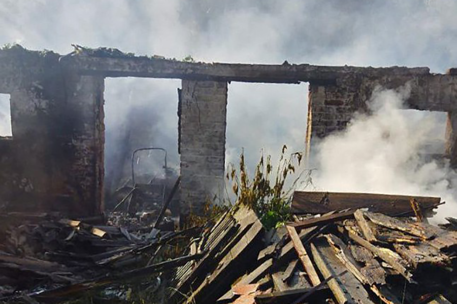 Курский губернатор показал последствия минометного обстрела села Тёткино