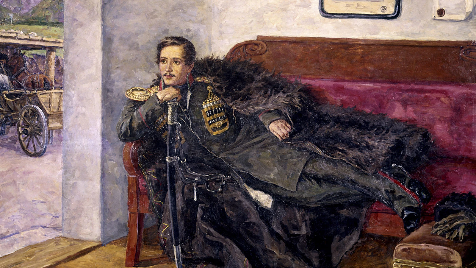 «Лермонтов на Кавказе». Петр Петрович Кончаловский (1943)