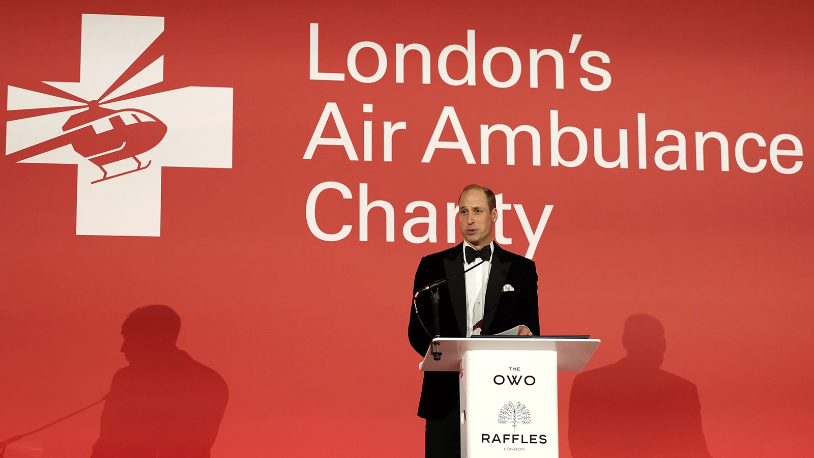 <p>На фото: принц Уильям на гала-ужине, организованном&nbsp;для сбора средств на цели лондонской благотворительной организации Air Ambulance Charity, 7 февраля 2024 года, Лондон</p>