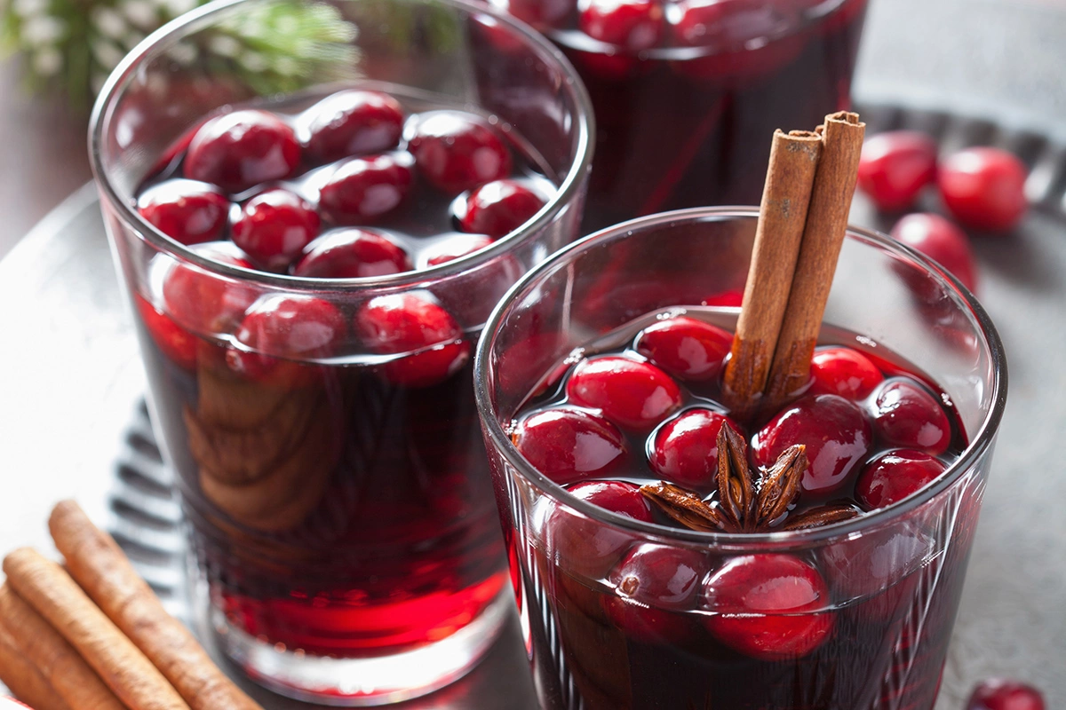 Рождественская настойка на клюкве