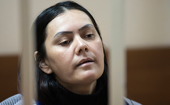 Гражданка Узбекистана Гюльчехра Бобокулова в Пресненском суде


