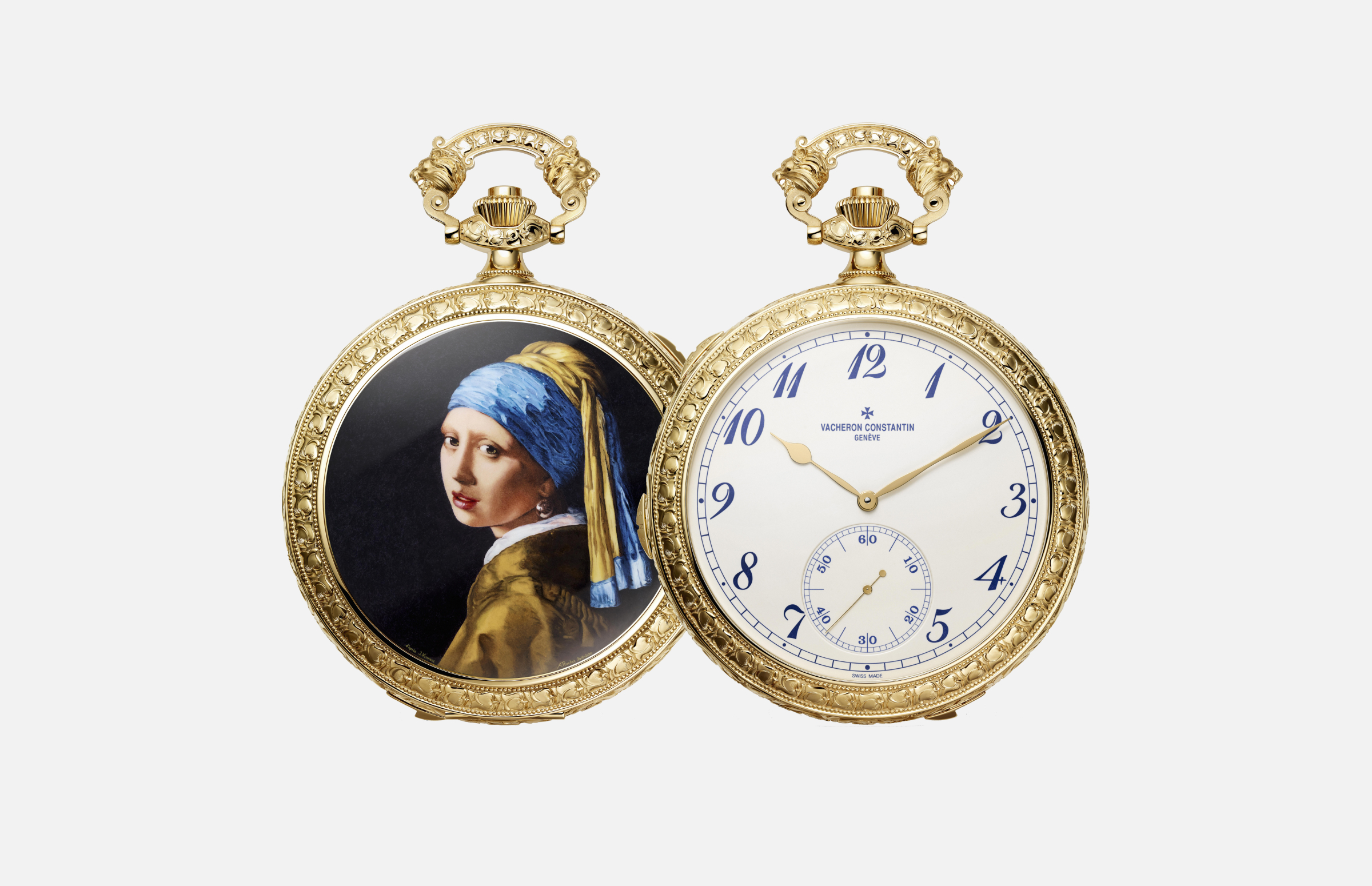 Vacheron Constantin изготовил карманные часы с картиной Вермеера на заказ