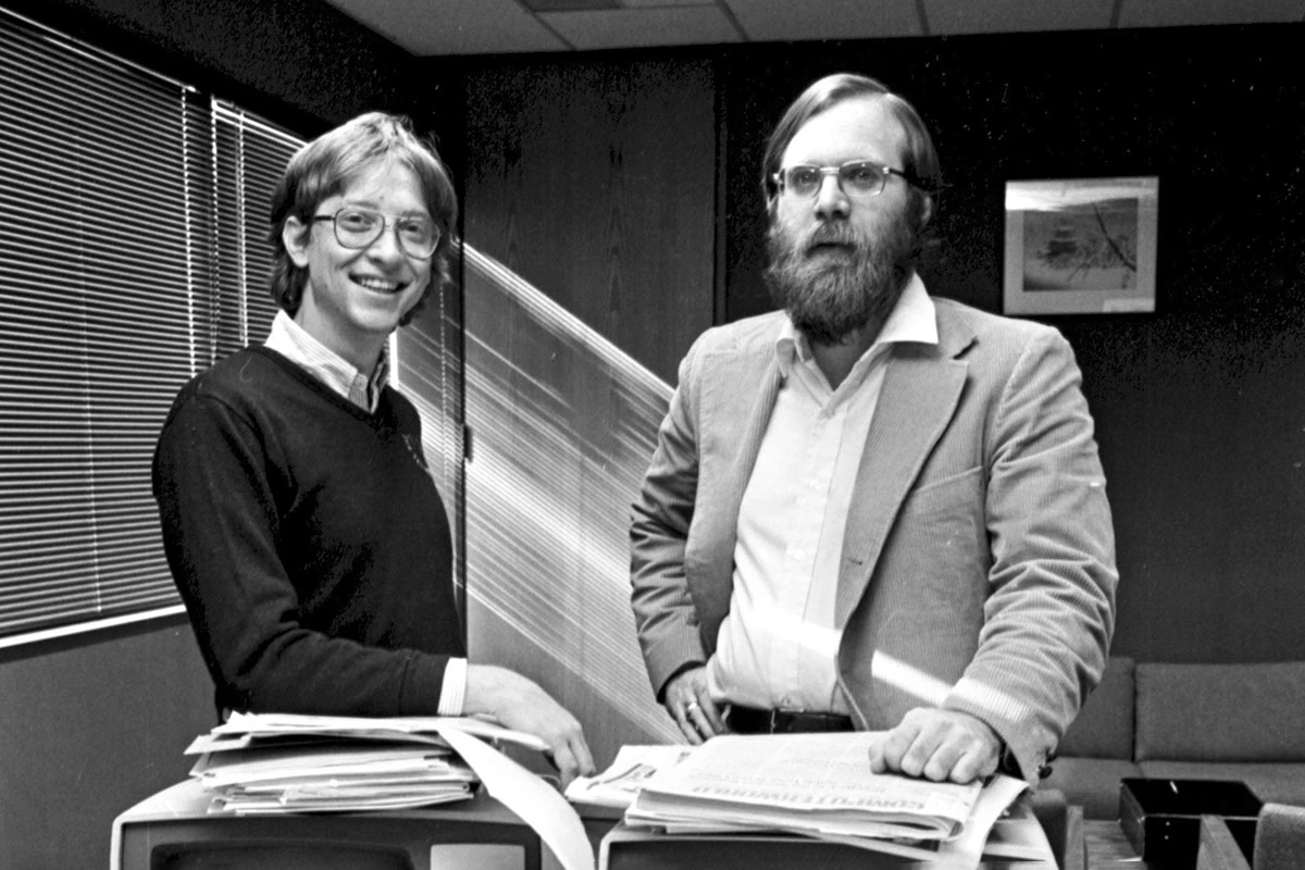 Билл Гейтс и Пол Аллен. 10 февраля 1982 года