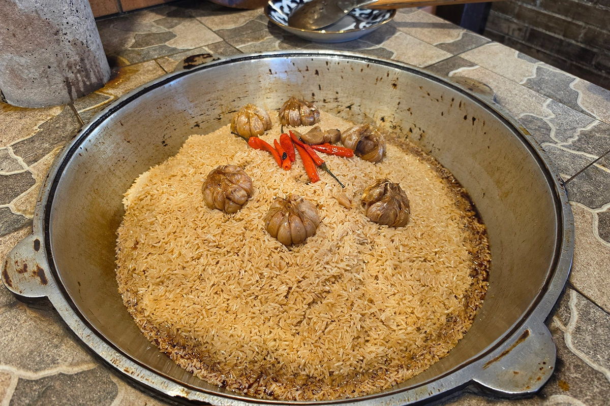 Процесс приготовления самаркандского плова