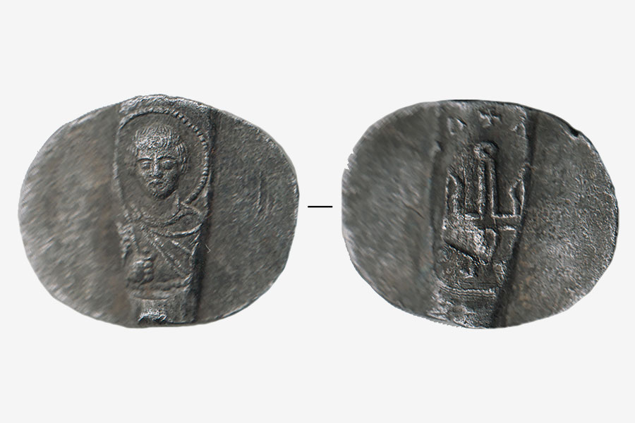 Печать князя Ярослава Владимировича (Мудрого), Великий Новгород, находка 2025 года

