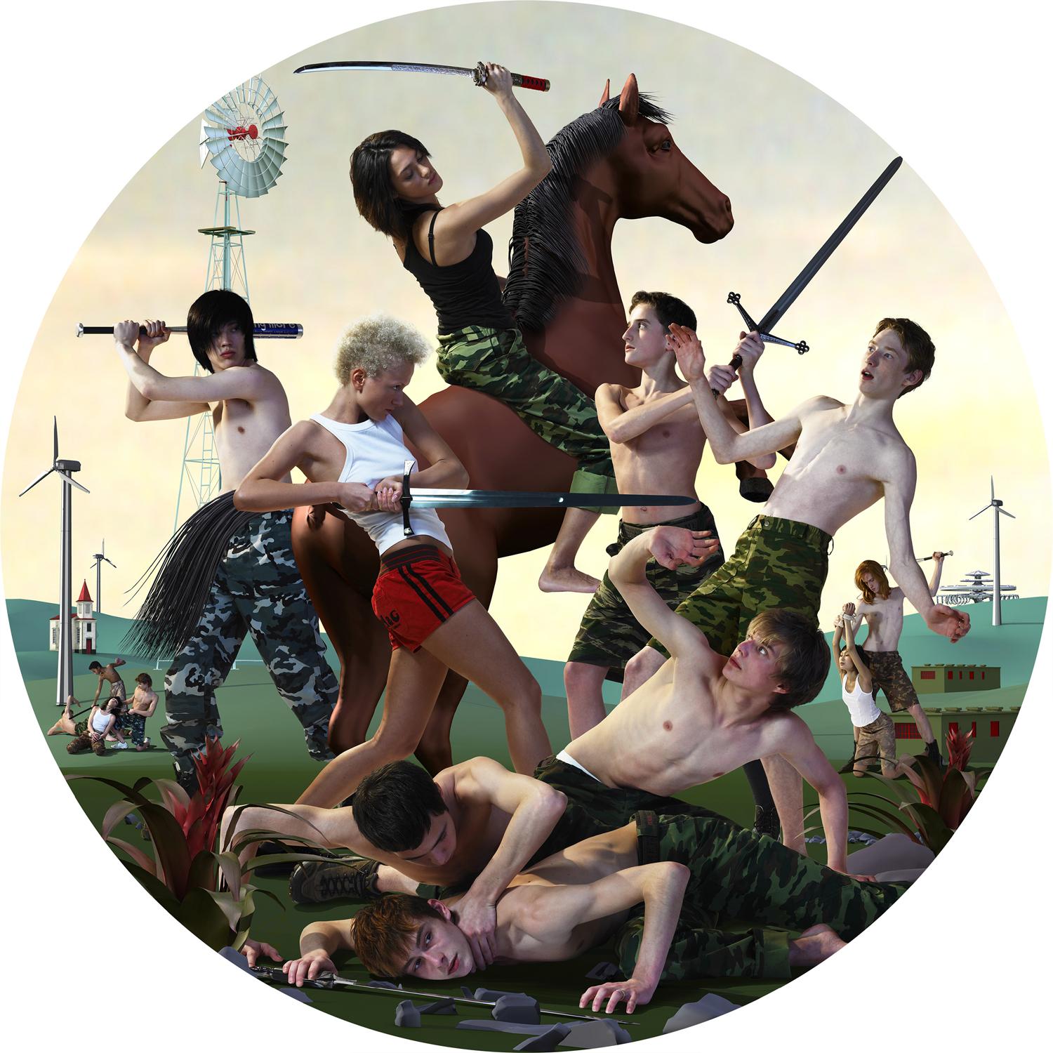 Last Riot, Tondo №&nbsp;13, 2006, AES+F