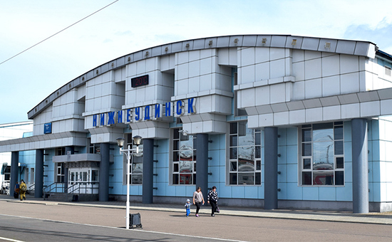Железнодорожный вокзал в городе&nbsp;Нижнеудинск