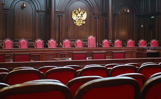 Зал заседаний Конституционного суда
