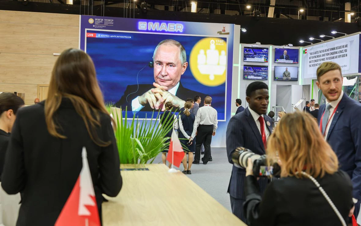 «Маер» транслировал главные цитаты Путина на ПМЭФ