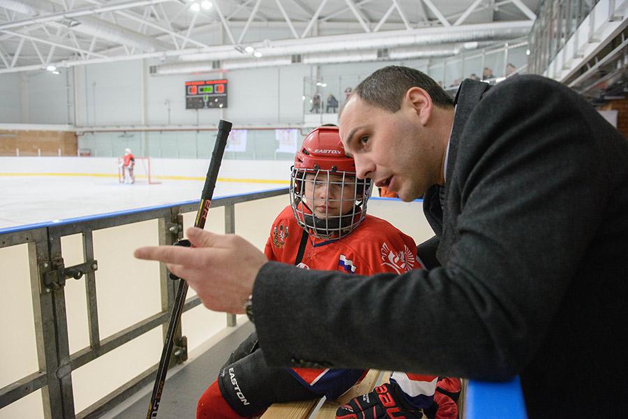 Денис Паслер с сыном, 2015 год