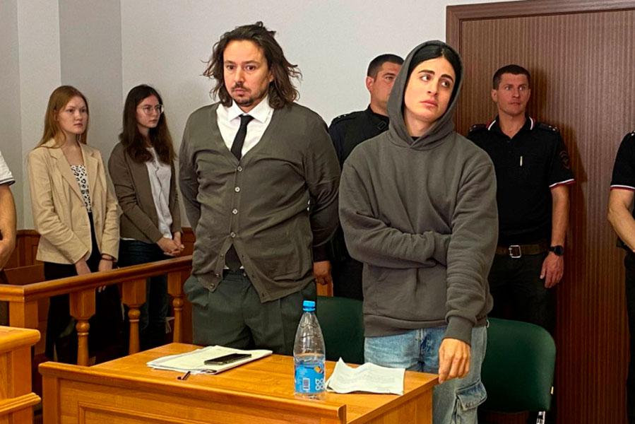 Блогер Хилми Форкс (Хильми Олейник) в Московском городском суде, июль 2023 года