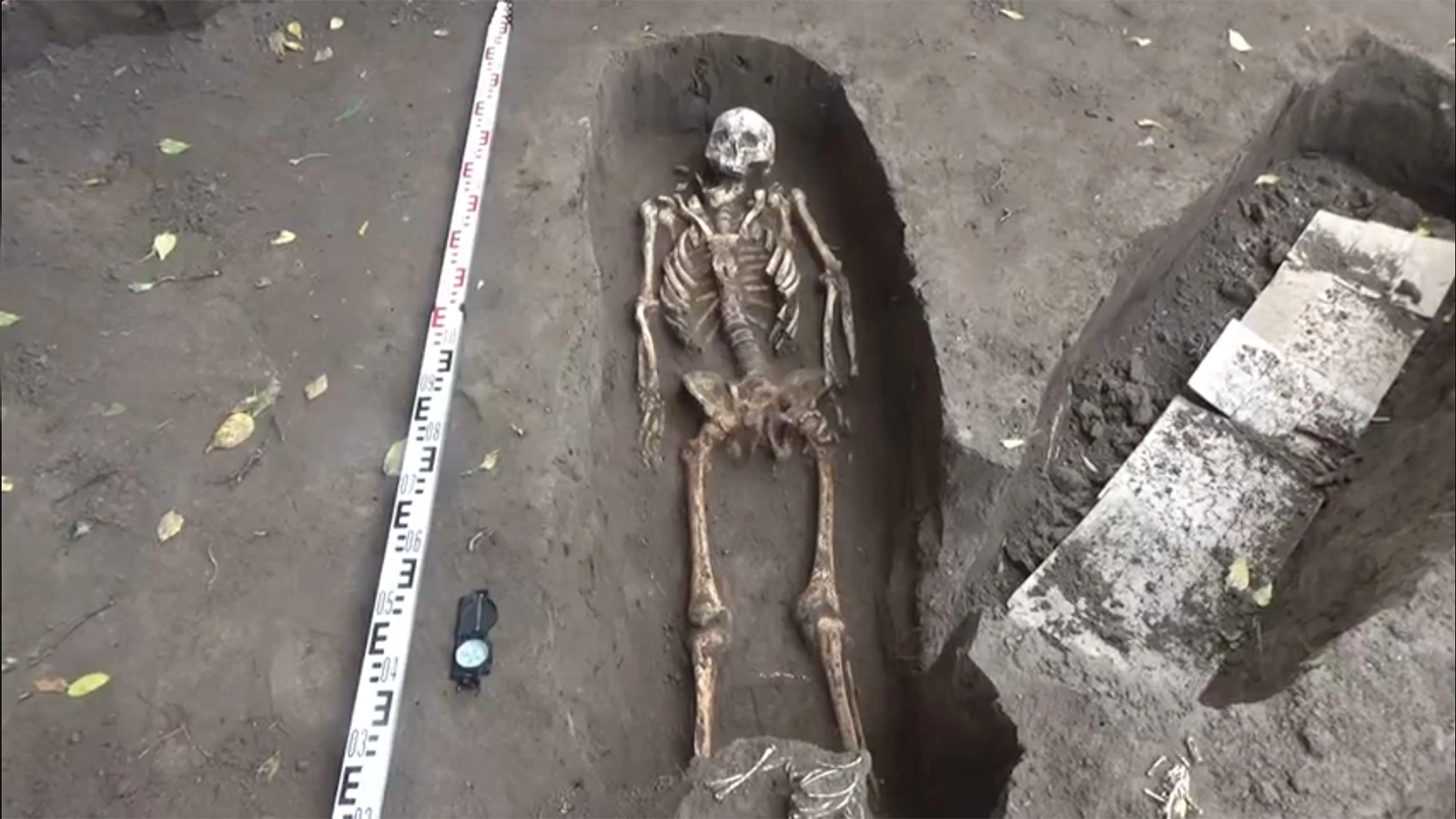<p>Найденные при раскопках останки в исторической части города Азов&nbsp;&mdash; Азаке</p>