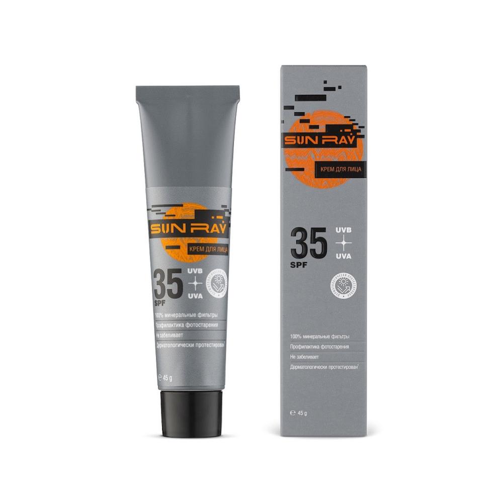 Солнцезащитный крем для лица Sun Ray SPF 35, Мастерская Олеси Мустаевой, 1690 руб. (master-om.com)