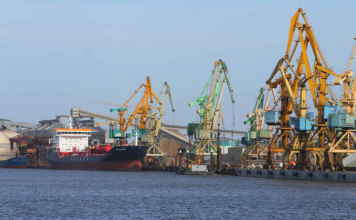 Торговый порт в Литве