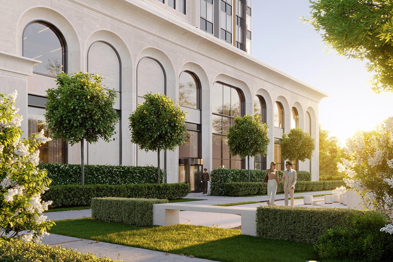 Вход в гранд-лобби Five Towers