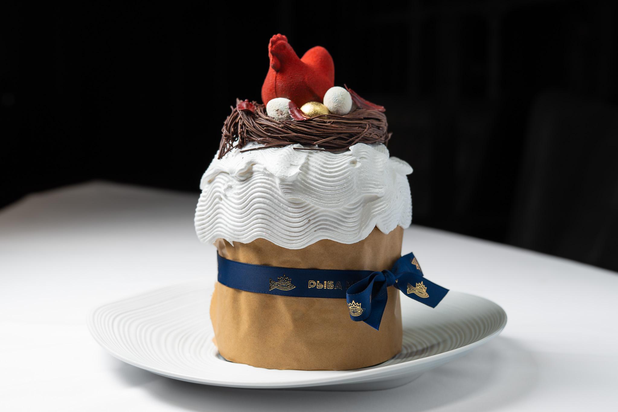 Кулич в стиле панеттоне