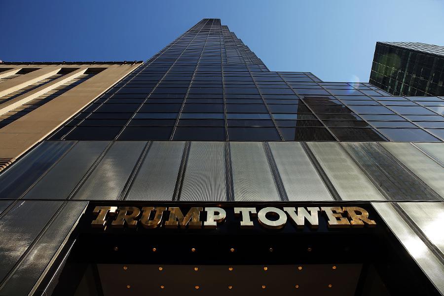 Здание Trump Tower на 5-й авеню на Манхэттене, 2016 год