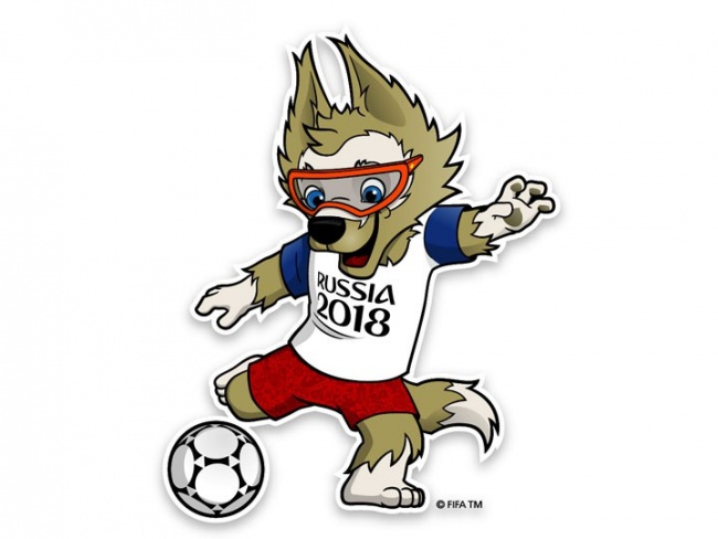 Волк Забивака &mdash; талисман чемпионата мира по футболу 2018 года