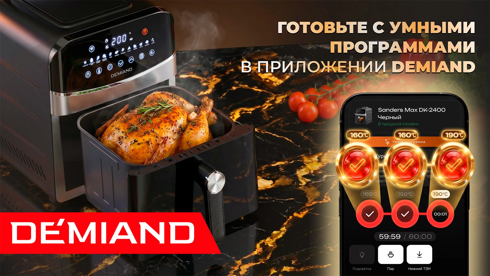 Все в одном: как аэрогрили Demiand меняют принципы готовки