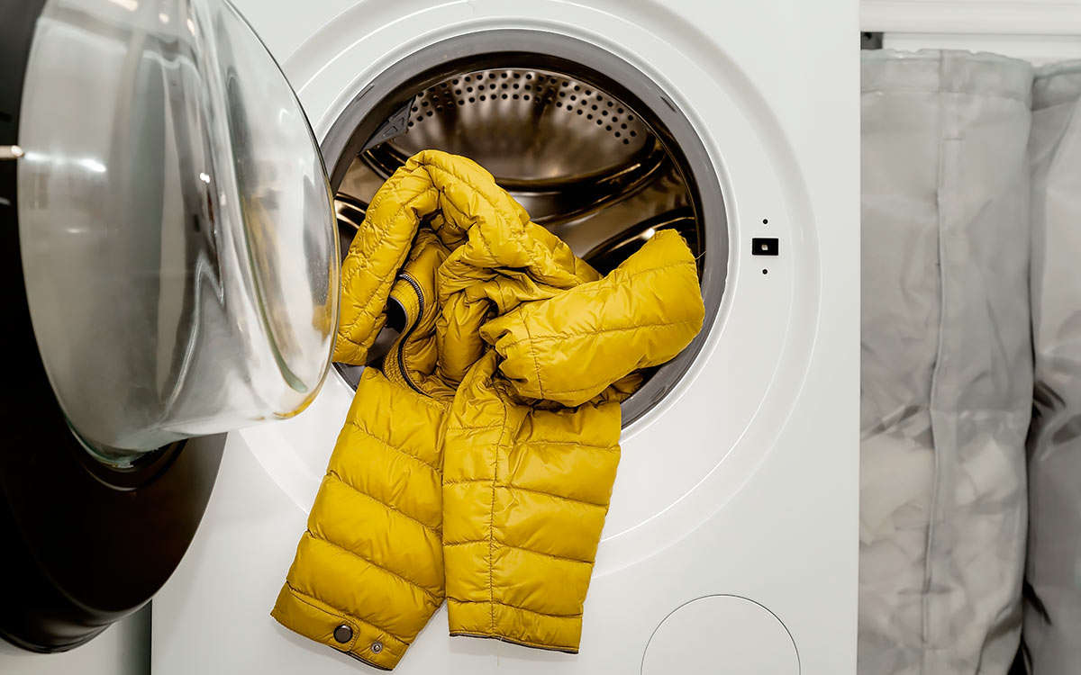 Jak prát zimní bundu v pračce