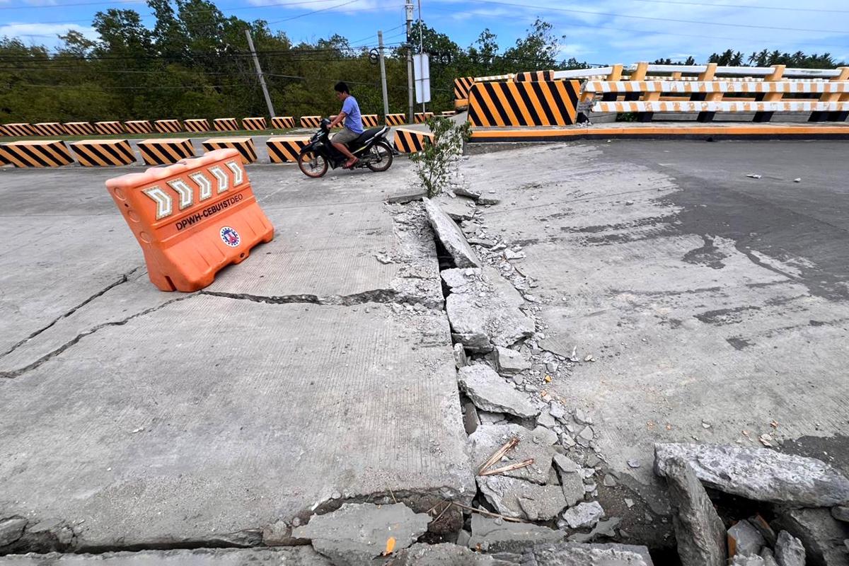 Последствия землетрясения магнитудой 6,9 баллов,Филиппины, 1 октября 2025 года