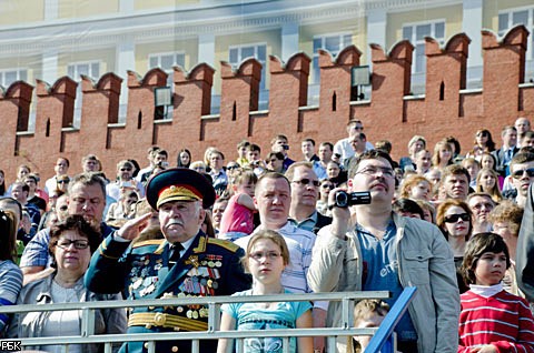 Репетиция парада Победы в Москве