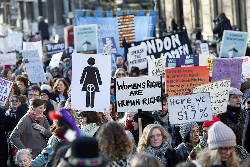 Женский марш в Лондоне, Великобритания