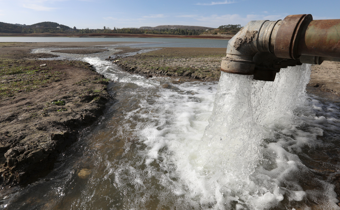 Переброс воды из Тайганского в Симферопольское водохранилище