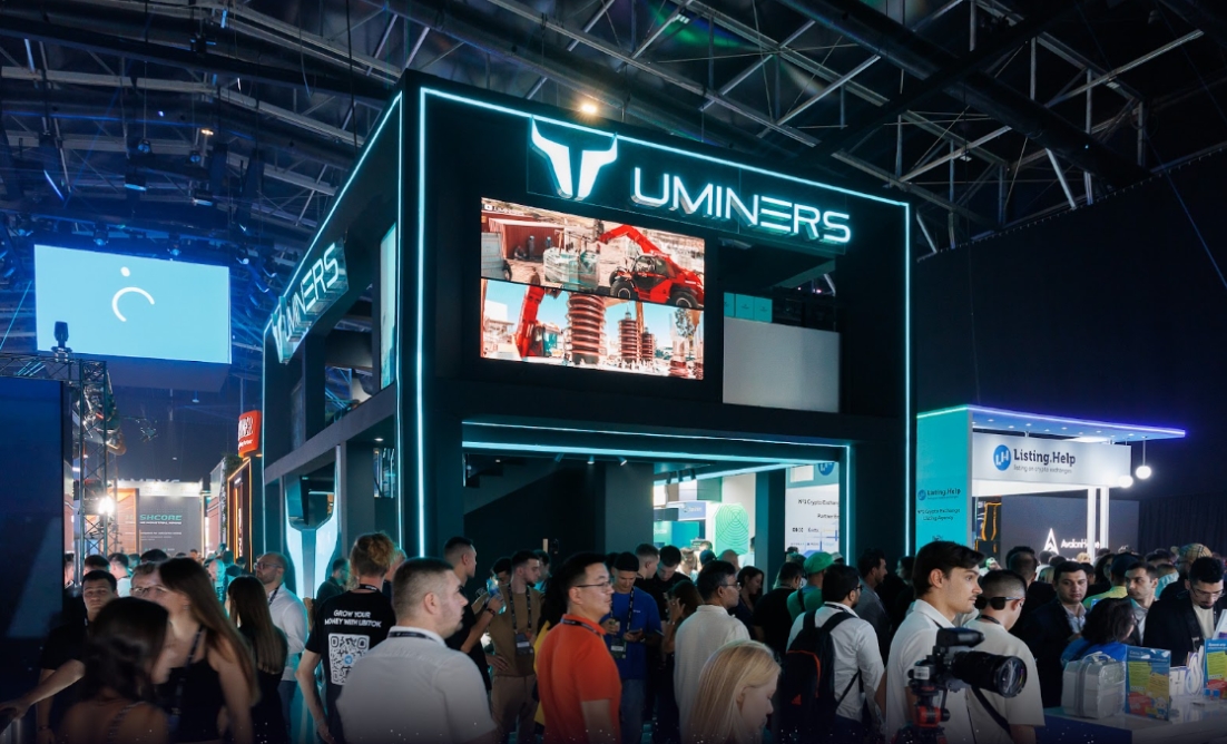 Экспо-зона Blockchain Life 2025, стенд Uminers. Источник: РБК-Крипто