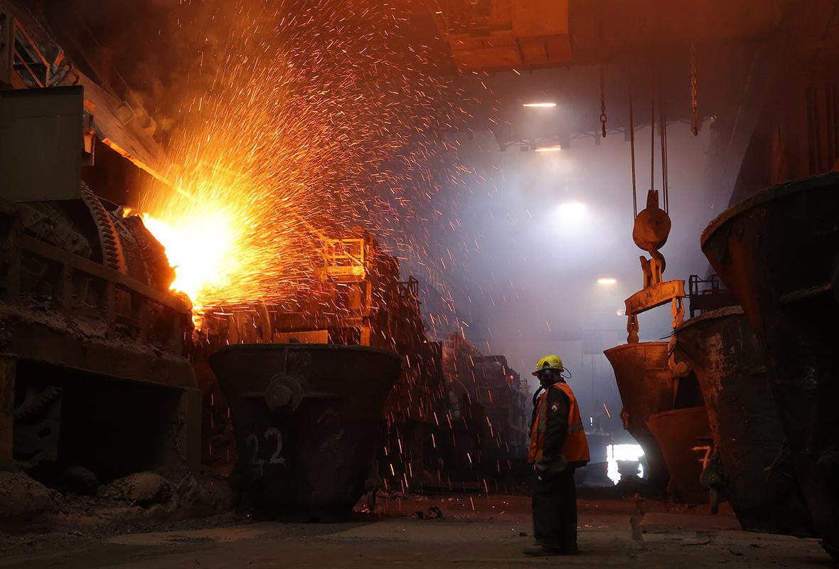 Медный завод компании Норникель в Норильске