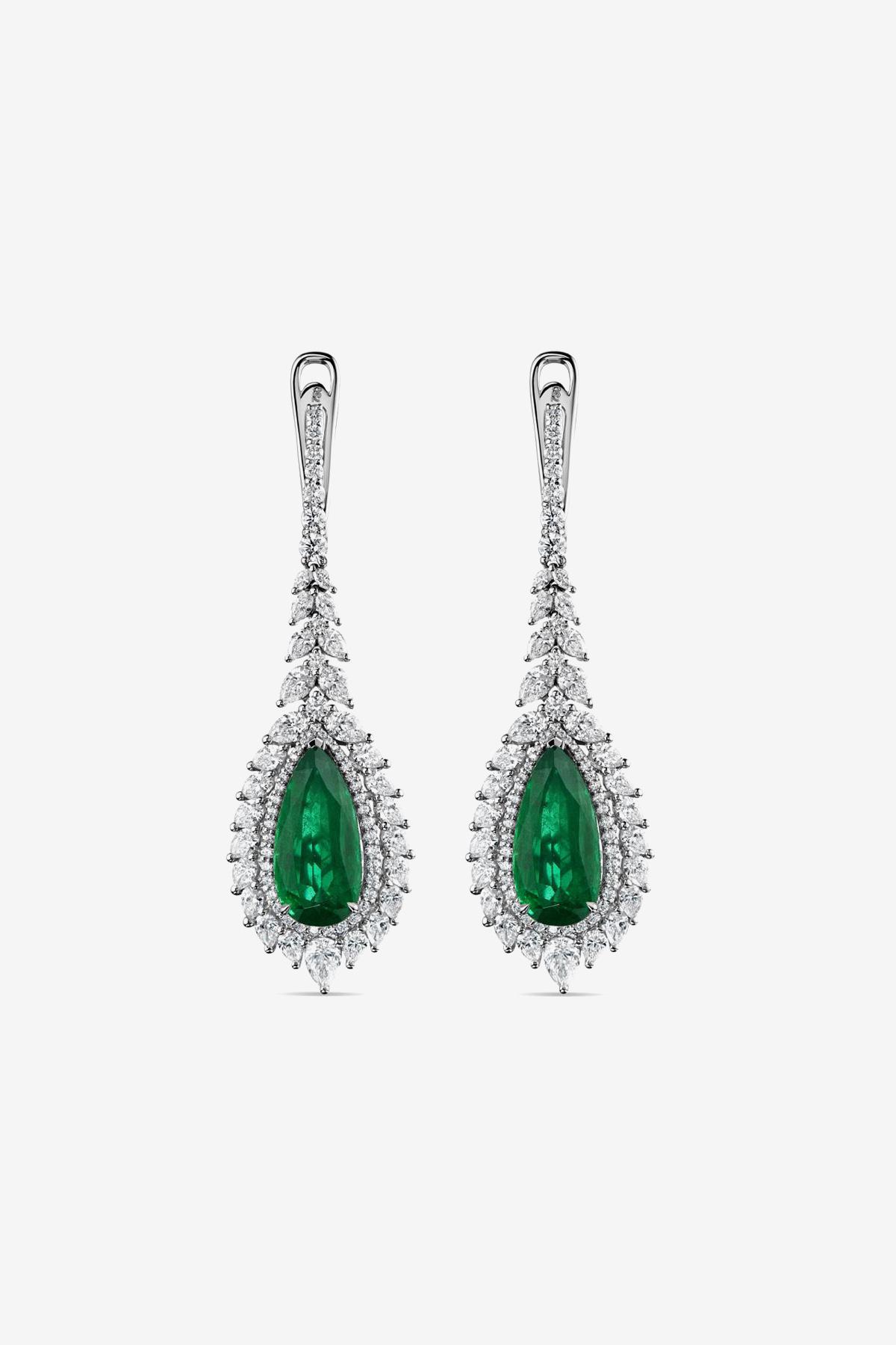 Серьги с изумрудами, Parure Atelier