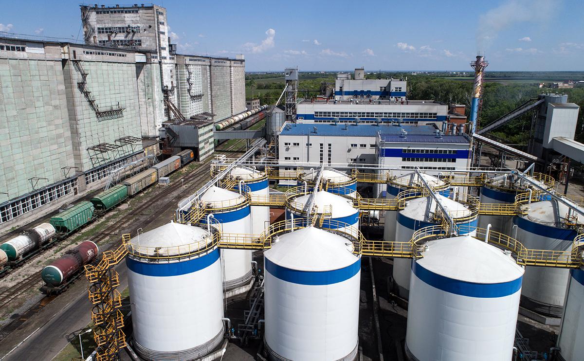 Завод компании по производству масла ЗАО &quot;Самараагропромпереработка&quot; (филиал компании &quot;Русагро&quot;) в Самарской области