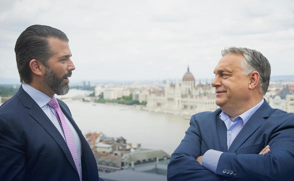 Дональд Трамп-младший и Виктор Орбан