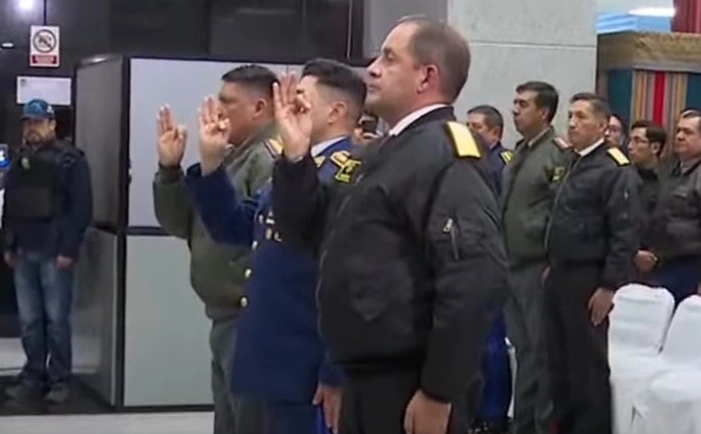 Новое военное командование Боливии (Фото: X-аккаунт Bolivia TV)