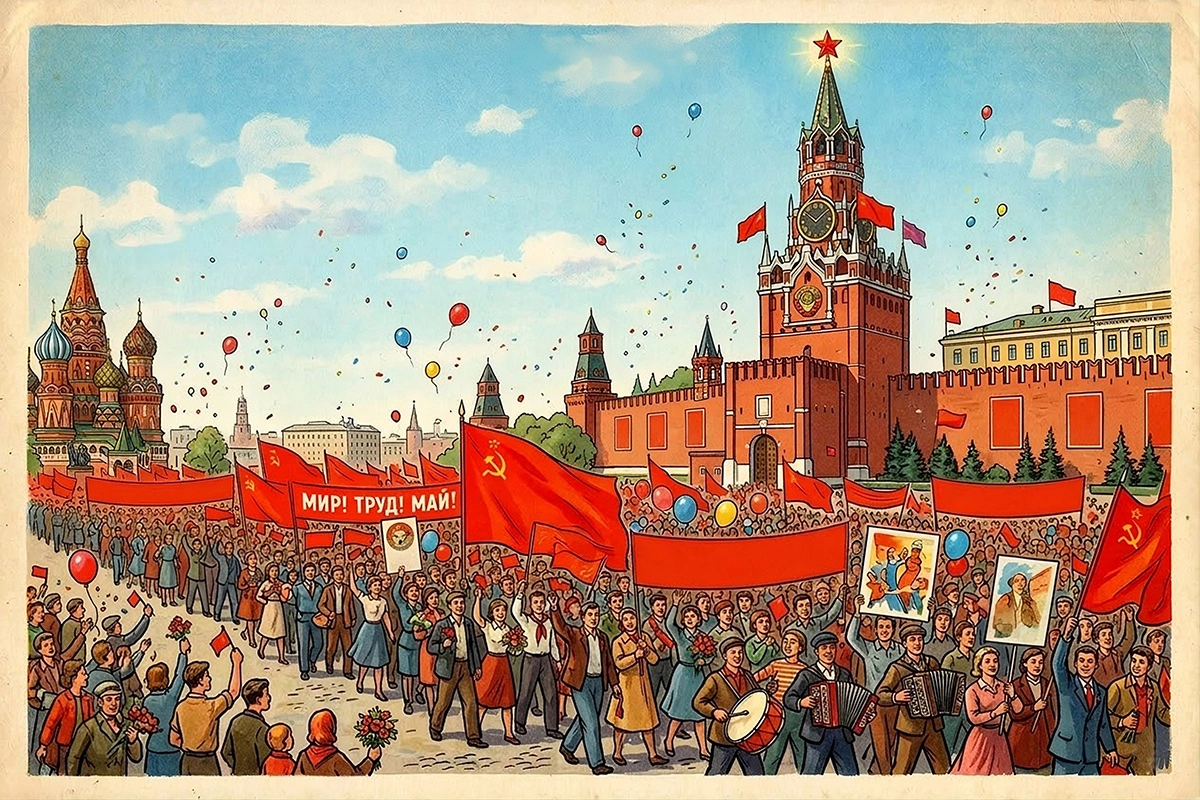 Открытки с 1 Мая: 20 вариантов для поздравления родных и знакомых