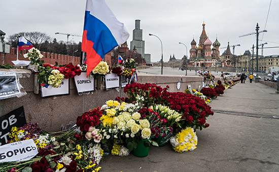 Место гибели Бориса Немцова. Архивное фото