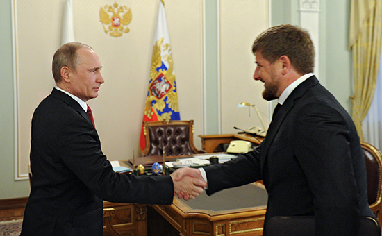 Президент России Владимир Путин и глава Чеченской Республики Рамзан Кадыров&nbsp;