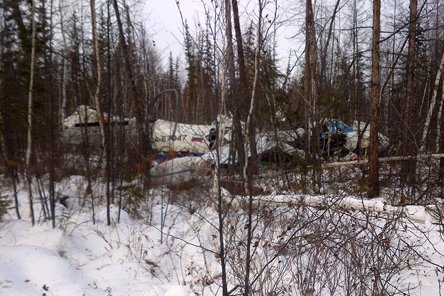 Самолет L-410, потерпевший крушение в Хабаровском крае