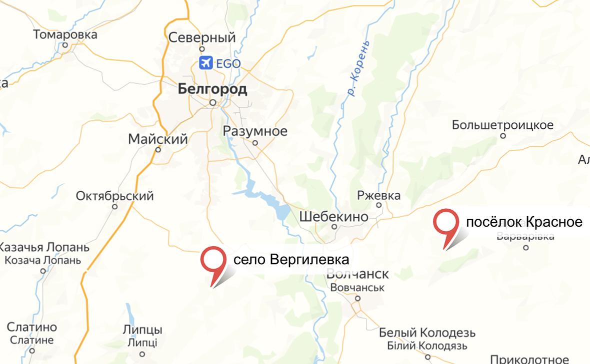 Дроны-камикадзе атаковали два населенных пункта в Белгородской области