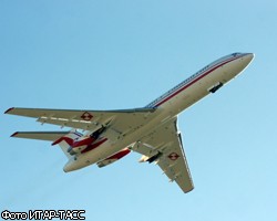 В Махачкале аварийно сел пассажирский Ту-154