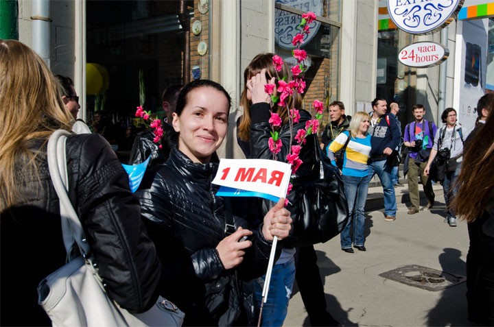 Россияне отмечают День весны и труда