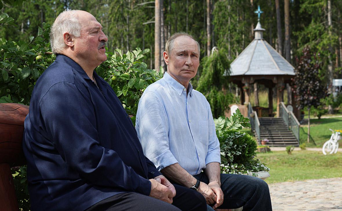 Александр Лукашенко и Владимир Путин