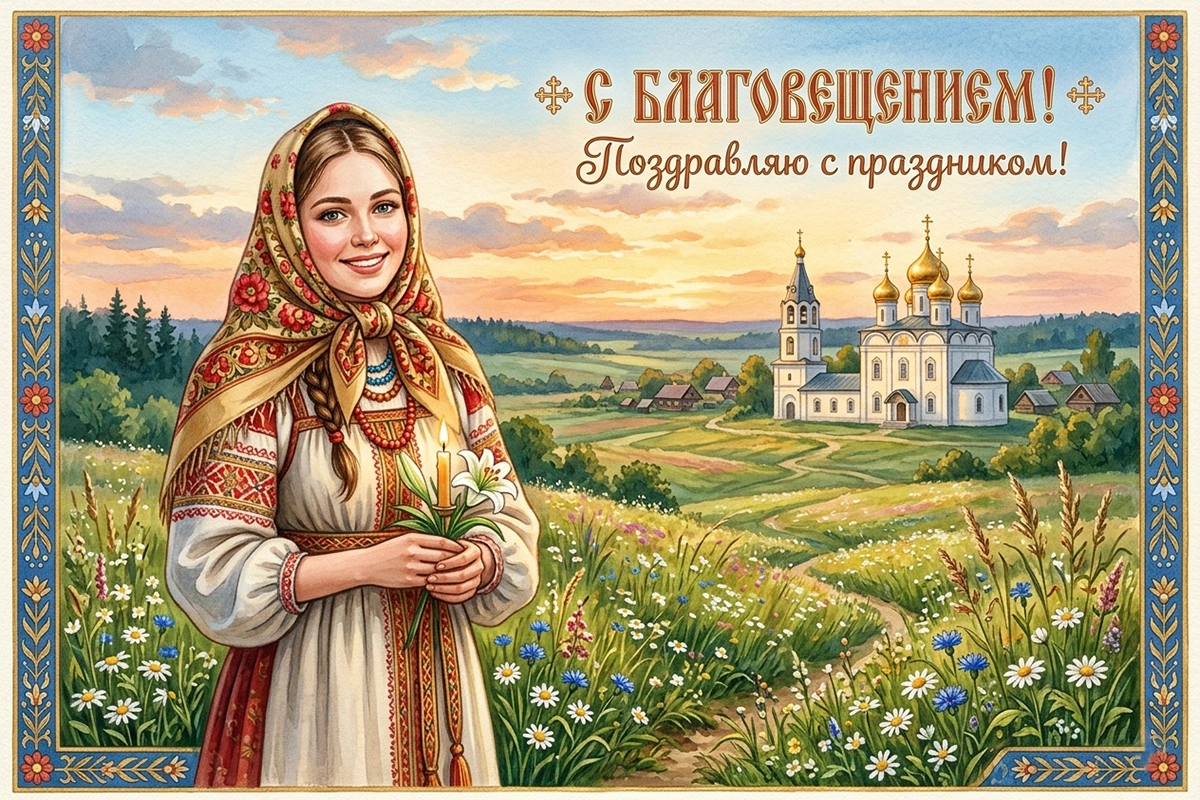 Открытки на Благовещение: 10 поздравлений с христианским праздником