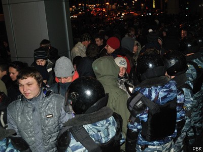 Беспорядки в Москве 15.12.2010. Фоторепортаж корреспондента РБК. 