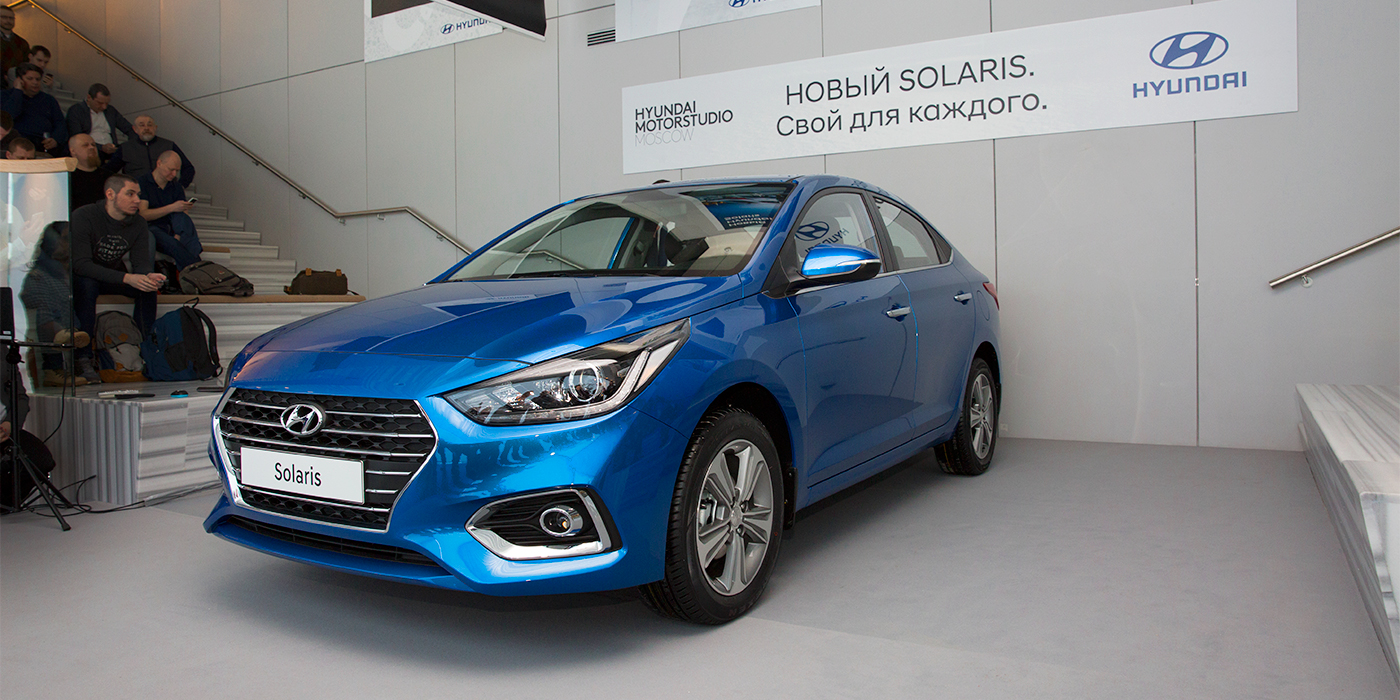 Hyundai представил Solaris нового поколения для России