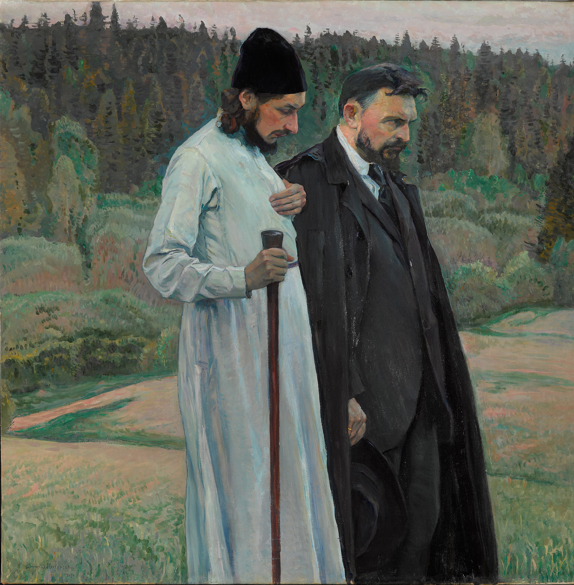 Михаил&nbsp;Нестеров. &laquo;Философы&raquo;, 1917

