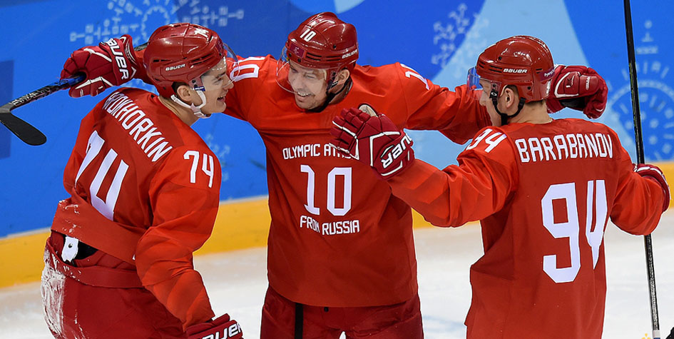 Российские хоккеисты узнали возможных соперников по четвертьфиналу Игр