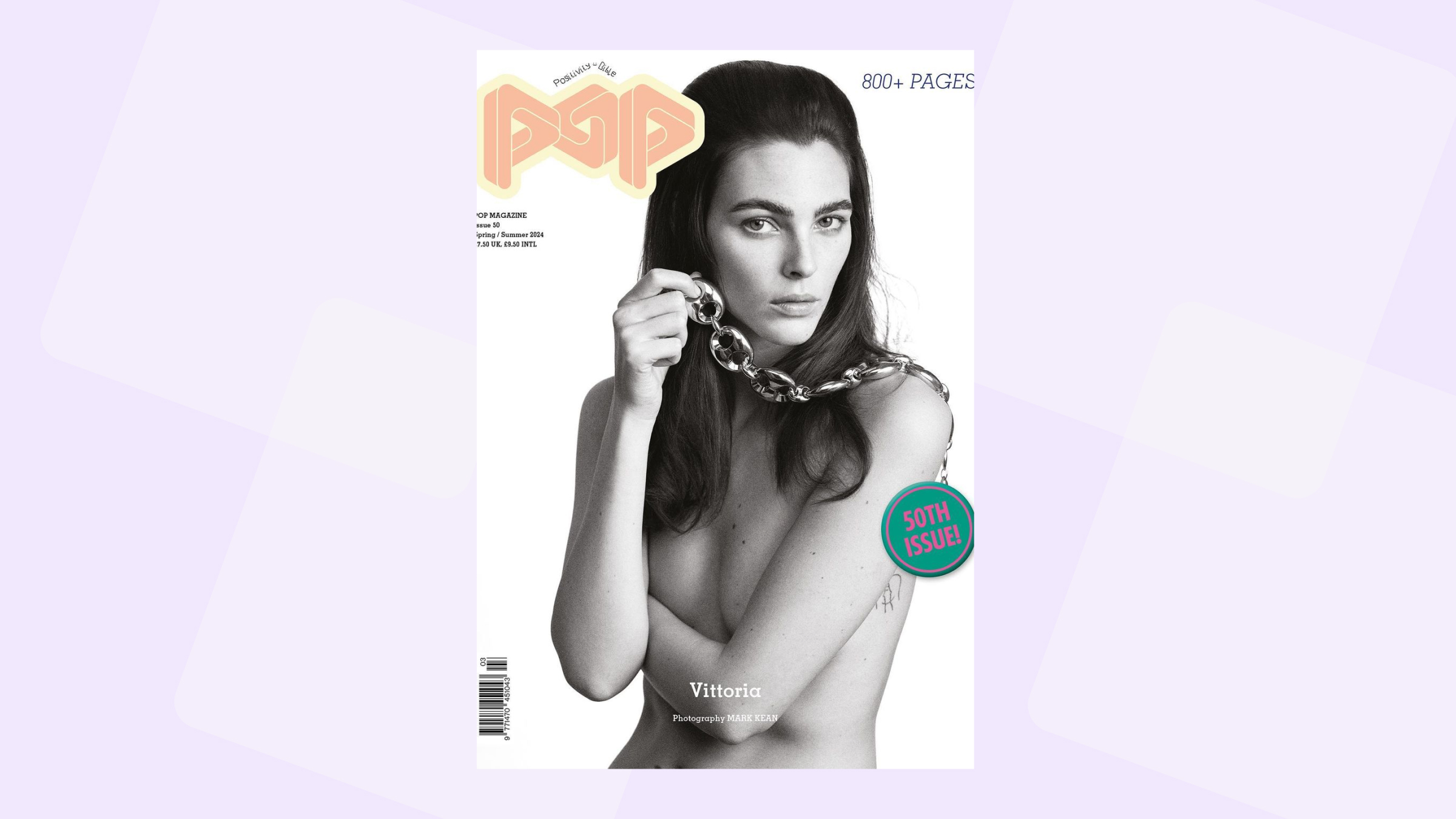 <p>Виттория Черетти&nbsp;на обложке журнала Pop Magazine</p>