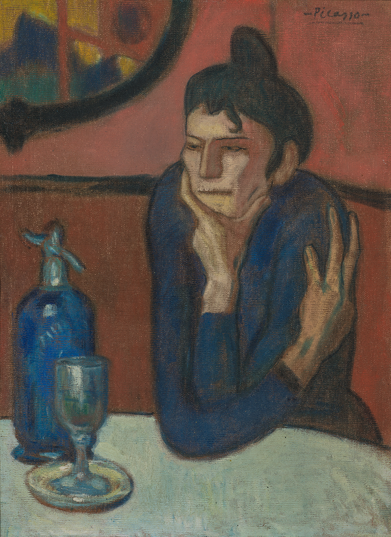 Пабло Пикассо. &laquo;Любительница абсента&raquo;, 1901 (Из коллекции Государственного Эрмитажа)